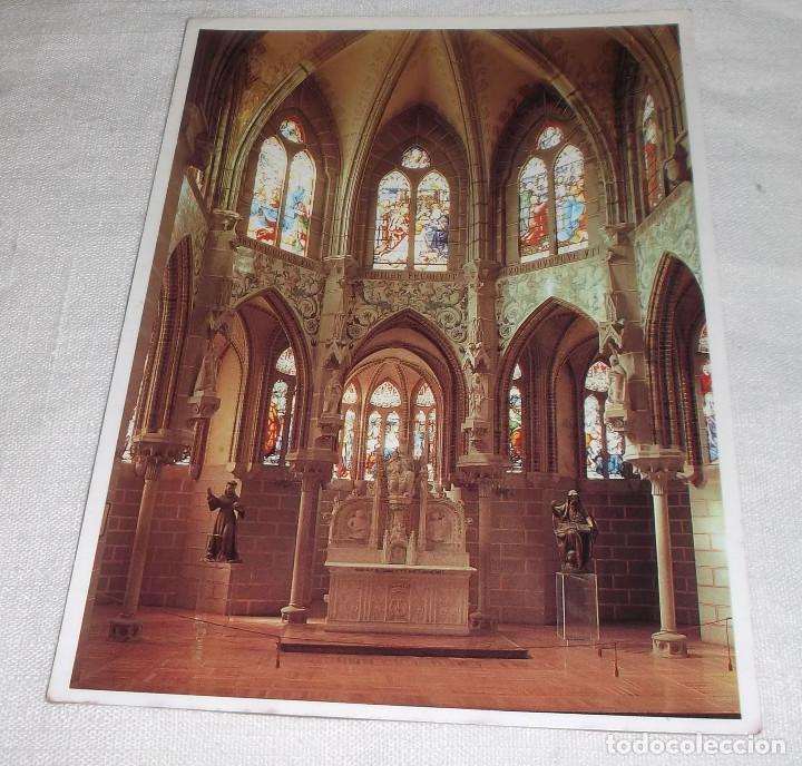 Postales: postal palacio de gaudi capilla - Foto 1