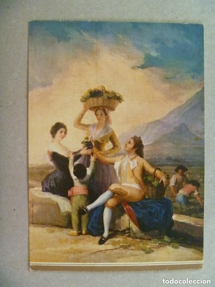 Postales: POSTAL DEL MUSEO DEL PRADO : LA VENDIMIA DE GOYA