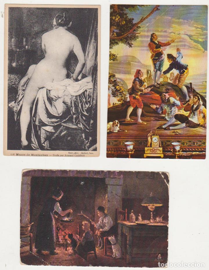 Postales: Lote de 3 postales Art&iacute;sticas. - Foto 1
