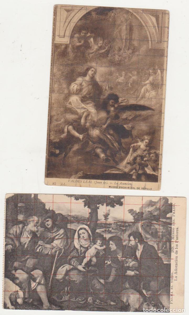 Postales: Lote de 2 postales Art&iacute;sticas. - Foto 1