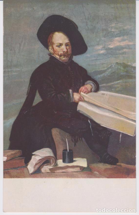Postales: ANTIGUA POSTAL VELAZQUEZ RETRATO DE DIEGO DE ACEDO. MUSEO DEL PRADO. HAUSER Y MENET