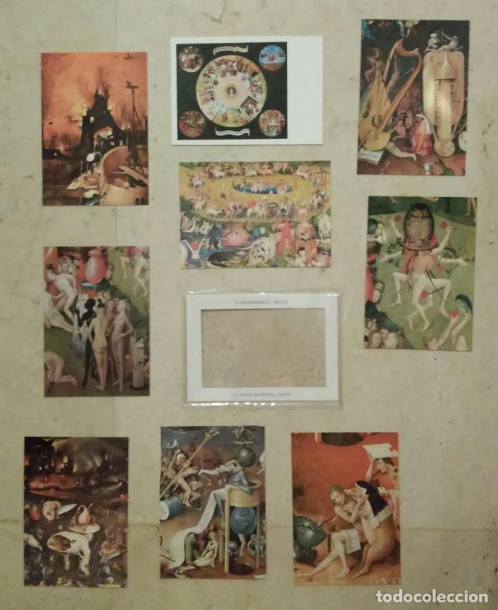 Postales: PACK 9 POSTALES 10-15- BOSCH MUSEO DEL PRADO - ARTE