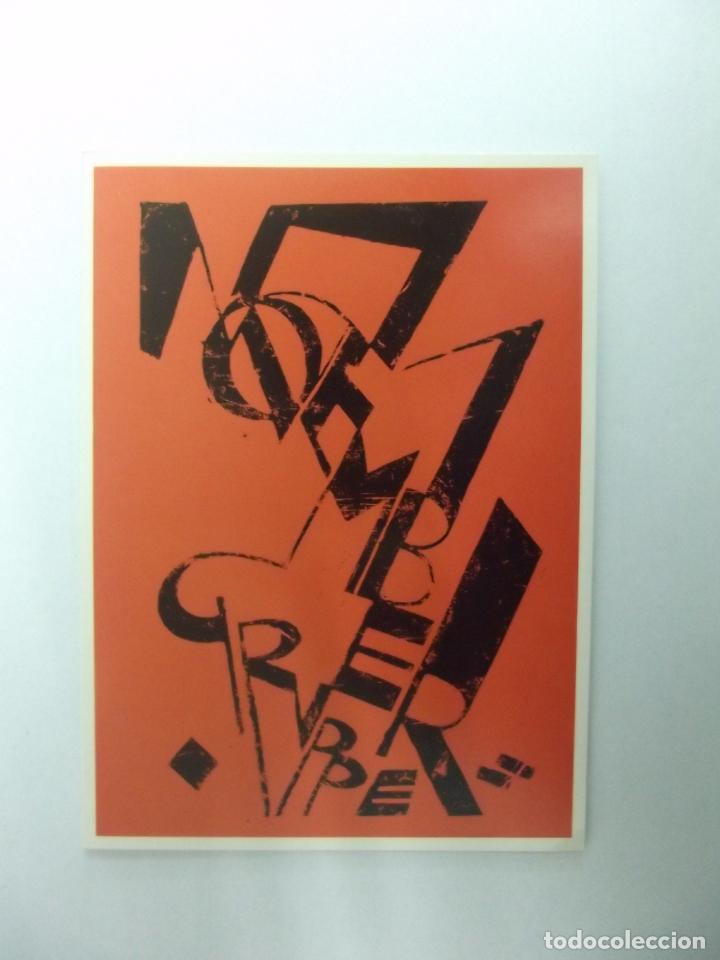 Postales: POSTAL EN ALEMAN. DIE NOVEMBERGRUPPE. GALERIE BODO NIEMAN. BERLIN. TDKP12