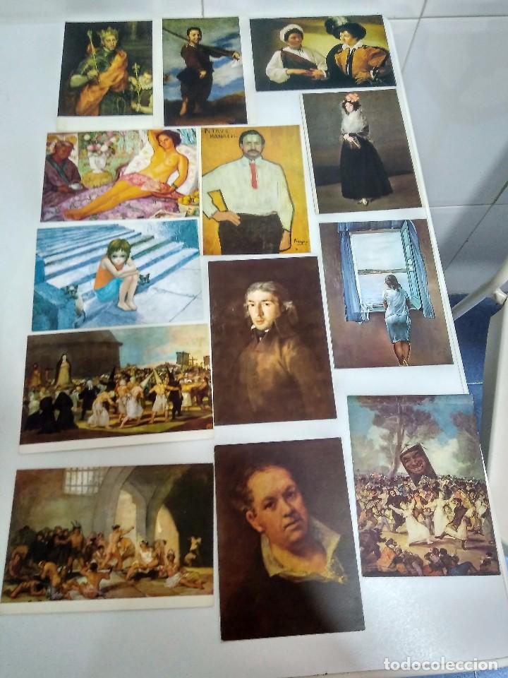 Postales: 18 postales,varios museos - Foto 2