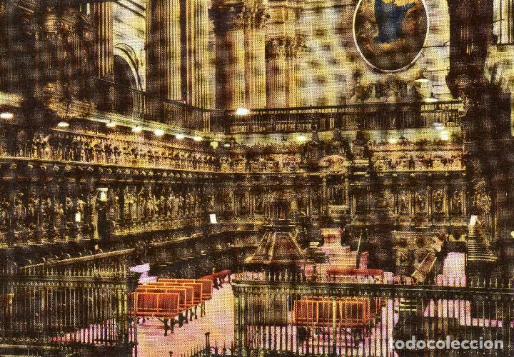 Postales: MALAGA. CORO DE LA S.I. CATEDRAL. ED. CINEFILM. SIN CIRCULAR