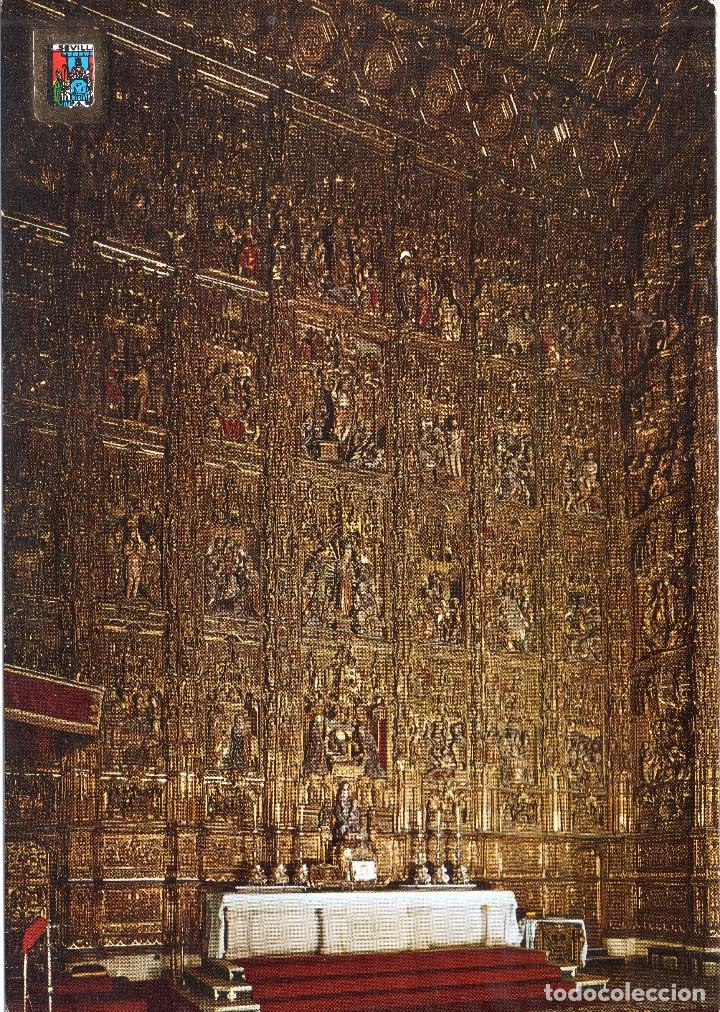 Postales: CATEDRAL DE SEVILLA .ALTAR MAYOR .RETABLO
