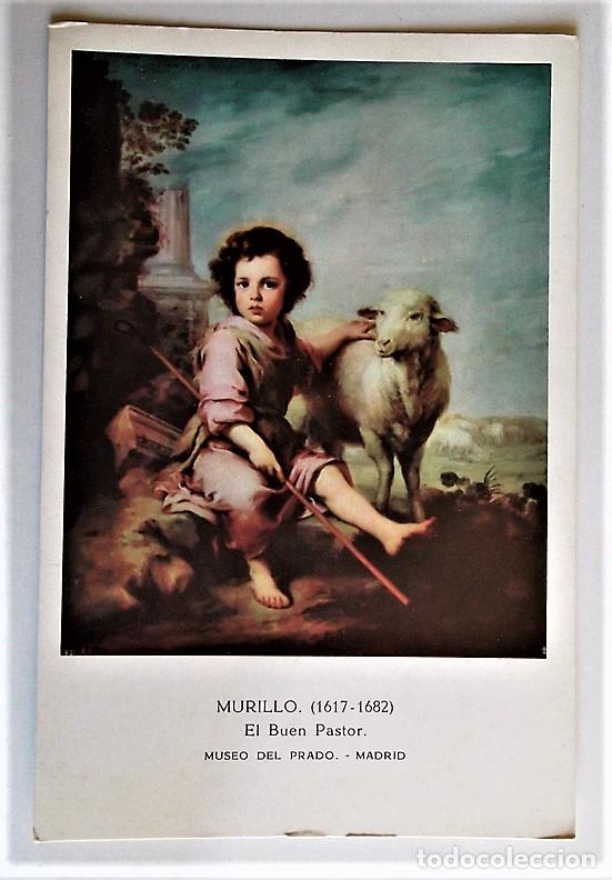 Postales: Murillo. El Buen Pastor. Museo del Prado. Nueva - Foto 1