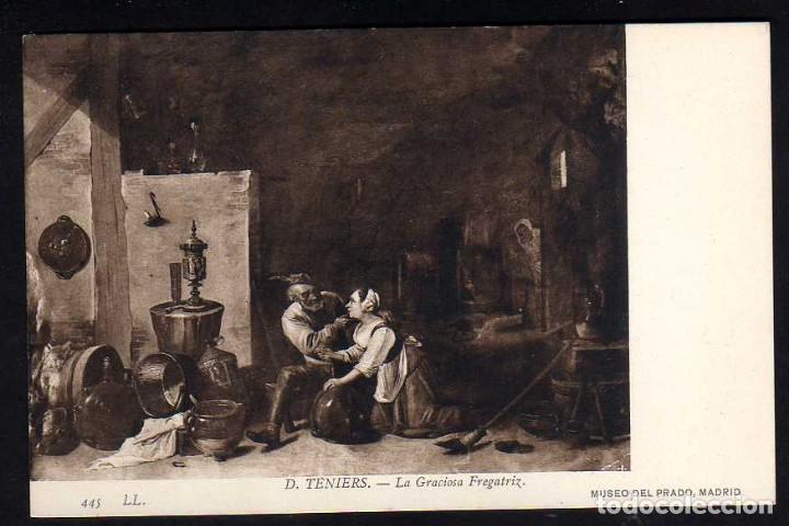 Postales: ANTIGUA POSTAL MUSEO DEL PRADO: D. TENIERS - LA GRACIOSA FREGATRIZ - LL.445