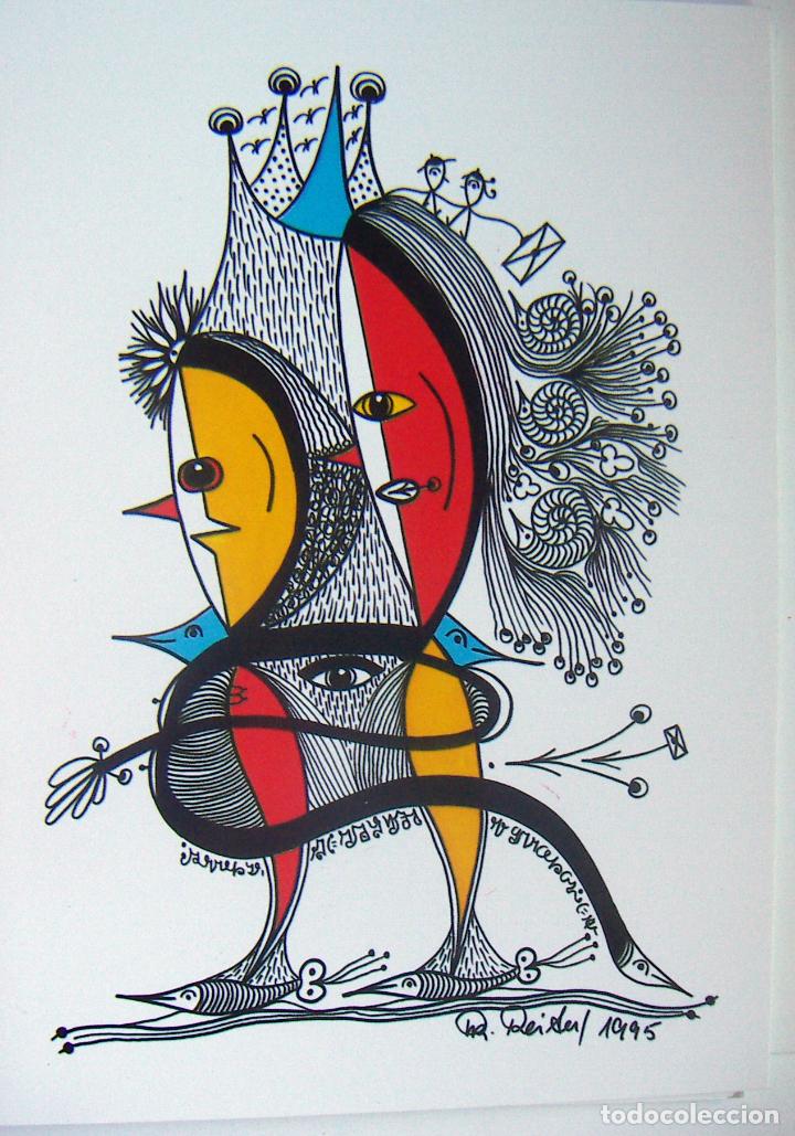 Postales: POSTAL DEL PINTOR WOLFANG REITER GRAN TAMA&Ntilde;O 21X15 cm