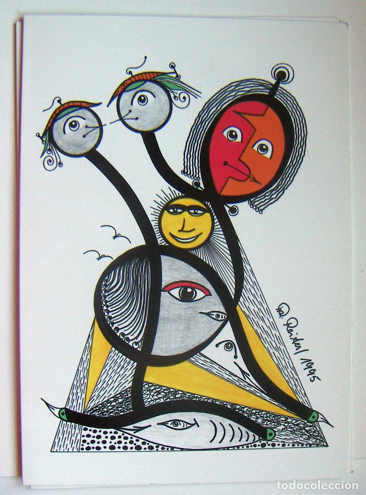 Postales: POSTAL DEL PINTOR WOLFANG REITER GRAN TAMA&Ntilde;O 21X15 cm