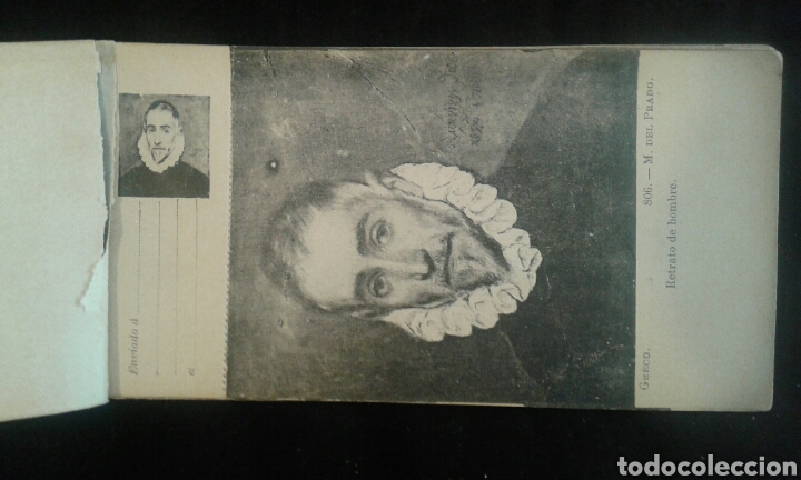 Postales: Bloc postal cuadros de El Greco Museo del Prado - Foto 2