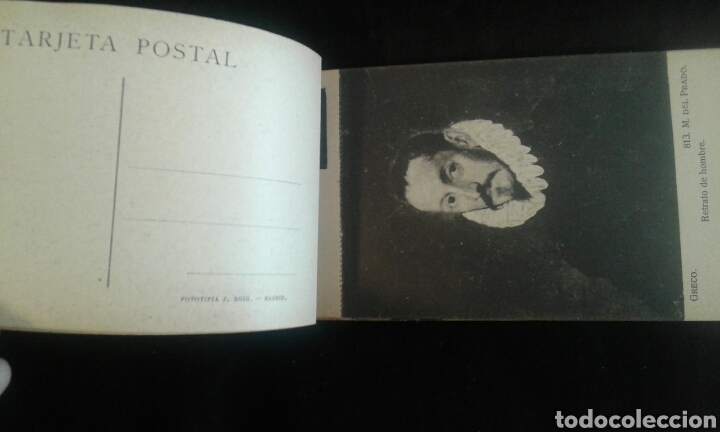 Postales: Bloc postal cuadros de El Greco Museo del Prado - Foto 3