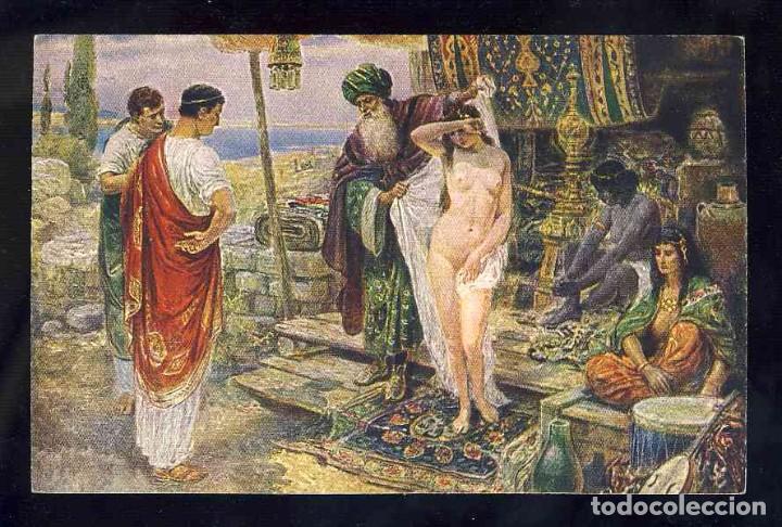 Postales: Postal de arte: Pintura:  Desnudo