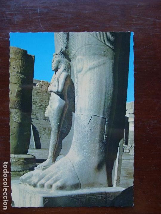 Postales: Luxor estatua de Neferatari mujer de Ramses II postal - Foto 1