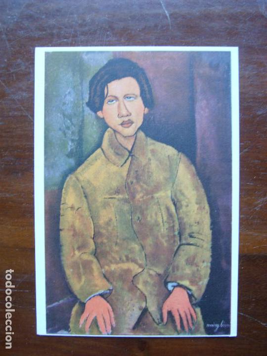 Postales: Modigliani Retrato de Soutine postal - Foto 1