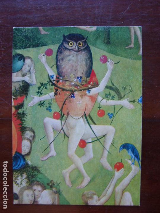 Postales: El bosco El jardin de las delicias Museo del Prado postal