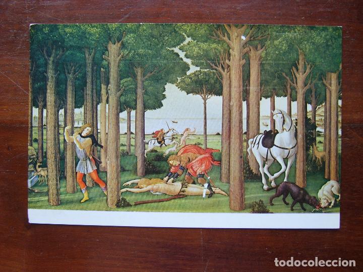 Postkarten: BOTTICELLI HISTORIA DE NASTAGIO MUSEO DEL PRADO POSTAL