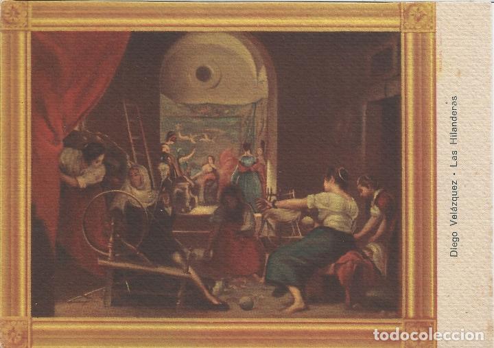 Postales: POSTAL / SECANTE OBRA DE VELAZQUEZ (1599-1660) LAS HILANDERAS - DORSO EN BLANCO