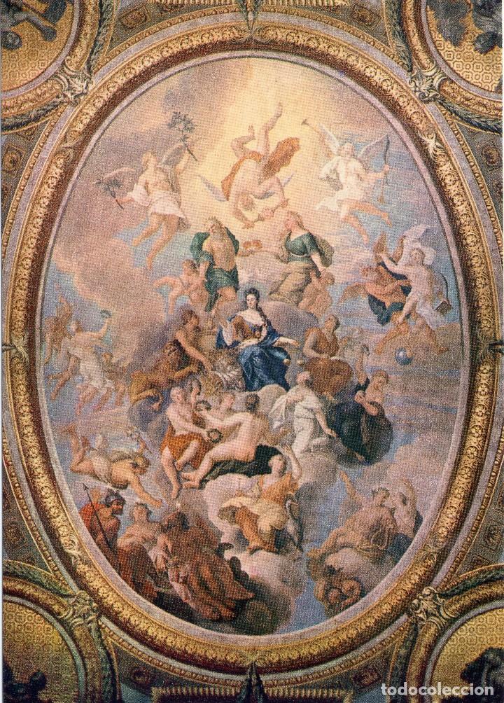 Postales: HAMPTON COURT PALACE LONDON  THE CEILING OF THE QUEENS DRAWING ROOM  PAINTED BY VERRIO