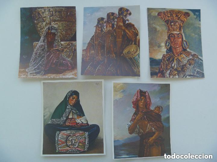 Postkarten: LOTE DE 5 POSTALES DE KRISTIAN KREKOVIC ( MUSEO PALMA DE MALLORCA ) : TEMAS INDIOS INCAS, LEER