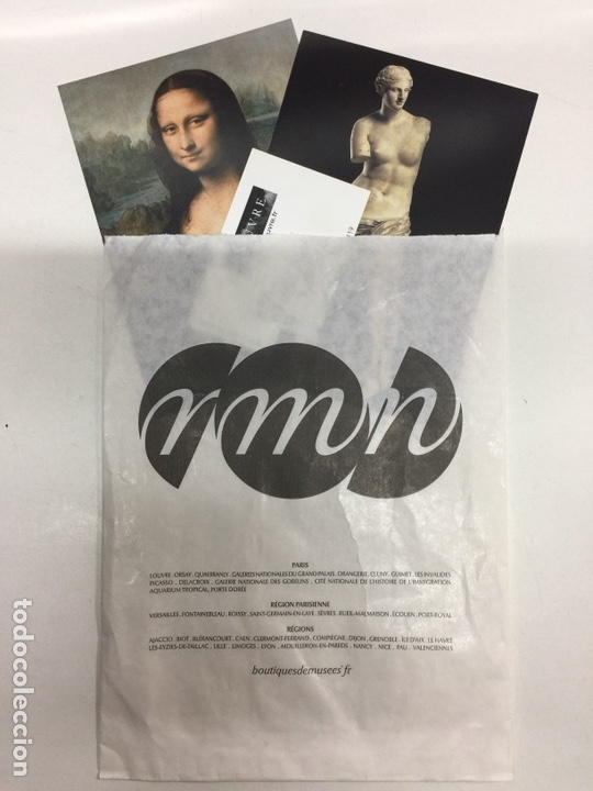 Postales: 2 postales sin circular de mona lisa y venus de milo del museo Louvre - Foto 1