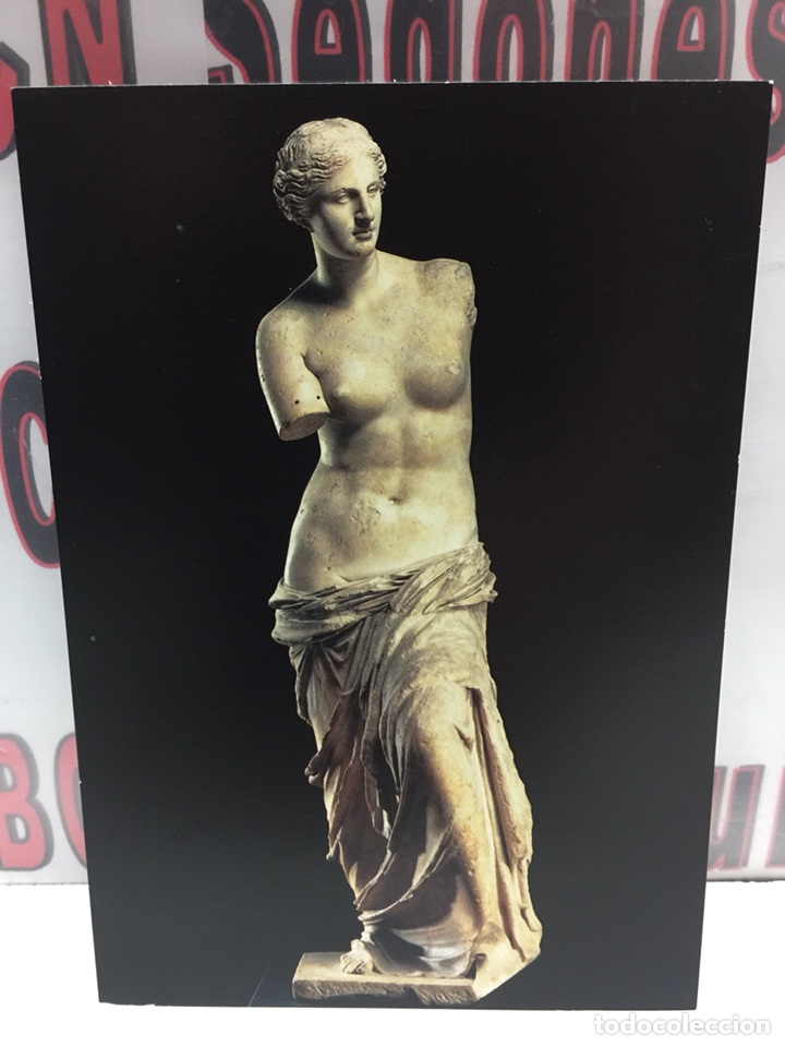 Postales: 2 postales sin circular de mona lisa y venus de milo del museo Louvre - Foto 5