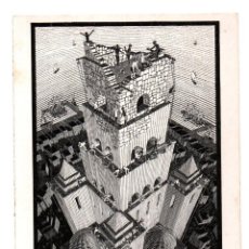 Postales: POSTAL POST CARD POSTCARD CARTE POSTALE ART ARTE PINTURA DIBUJO M. C. ESCHER TOWER OF BABEL TORRE DE. Lote 122945303
