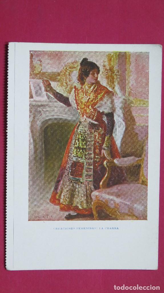 Postais: POSTAL. CREACIONES FEMENINAS. LA CHARRA