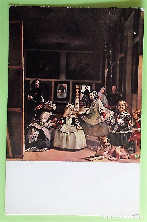 Postales: Cuadro: Las Meninas de Vel&aacute;zquez. Usada con sello. Color