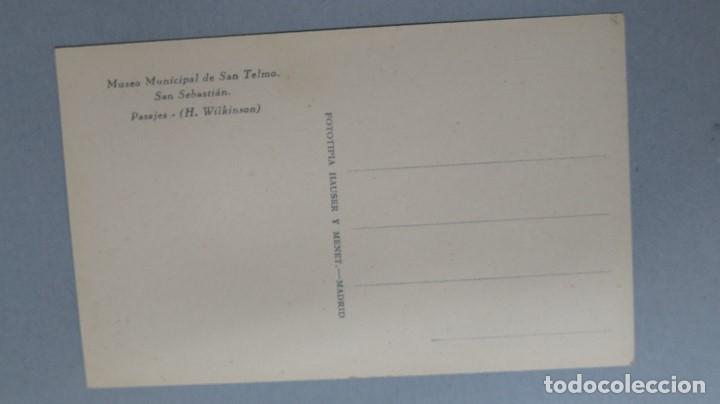 Postales: POSTAL MUSEO DE SAN TELMO. PASAJES. HAUSER Y MENET - Foto 2