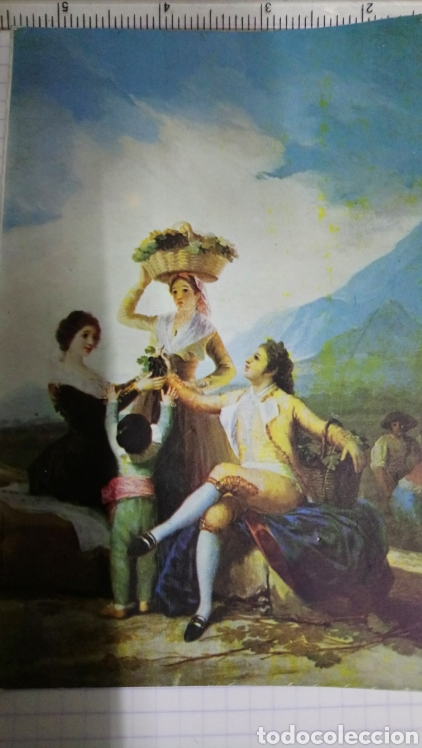 Postal Goya la vendimia. 1978.circulada
