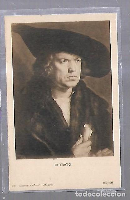 Postais: TARJETA POSTAL. RETRATO. D&Uuml;RER. 980 HAUSER Y MENET
