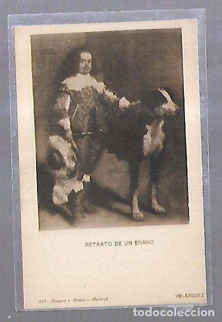 Postais: TARJETA POSTAL. RETRATO DE UN ENANO. VELAZQUEZ. 643 HAUSER Y MENET