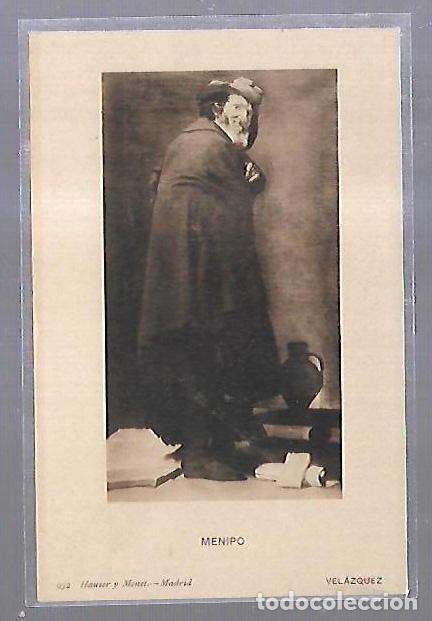 Postais: TARJETA POSTAL. MENIPO. VELAZQUEZ. 952 HAUSER Y MENET