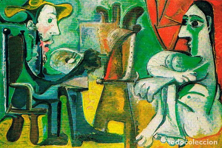 Postales: Picasso, el pintor y su modelo, editor: La Poligrafa n&ordm; 8 - Foto 1