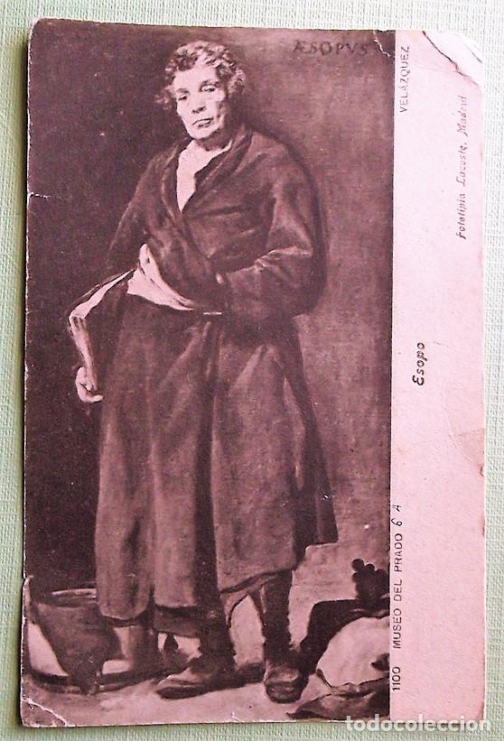 Postales: Esopo de Vel&aacute;zquez. Museo del Prado. Nueva. Blanco/Negro. Ver foto