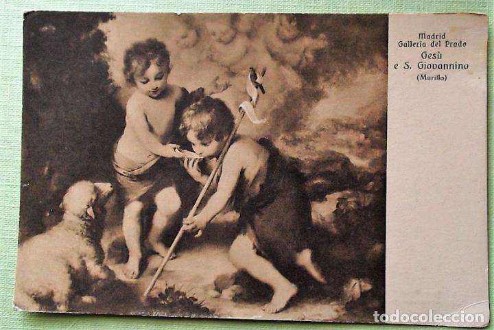 Postales: Los ni&ntilde;os de la concha de Murillo. Museo del Prado. Nueva. Blanco/Negro