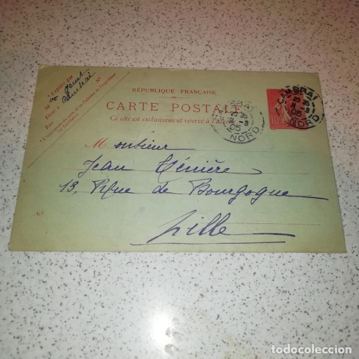 Postales: Francia. Ilustrador. Entero postal - Foto 2
