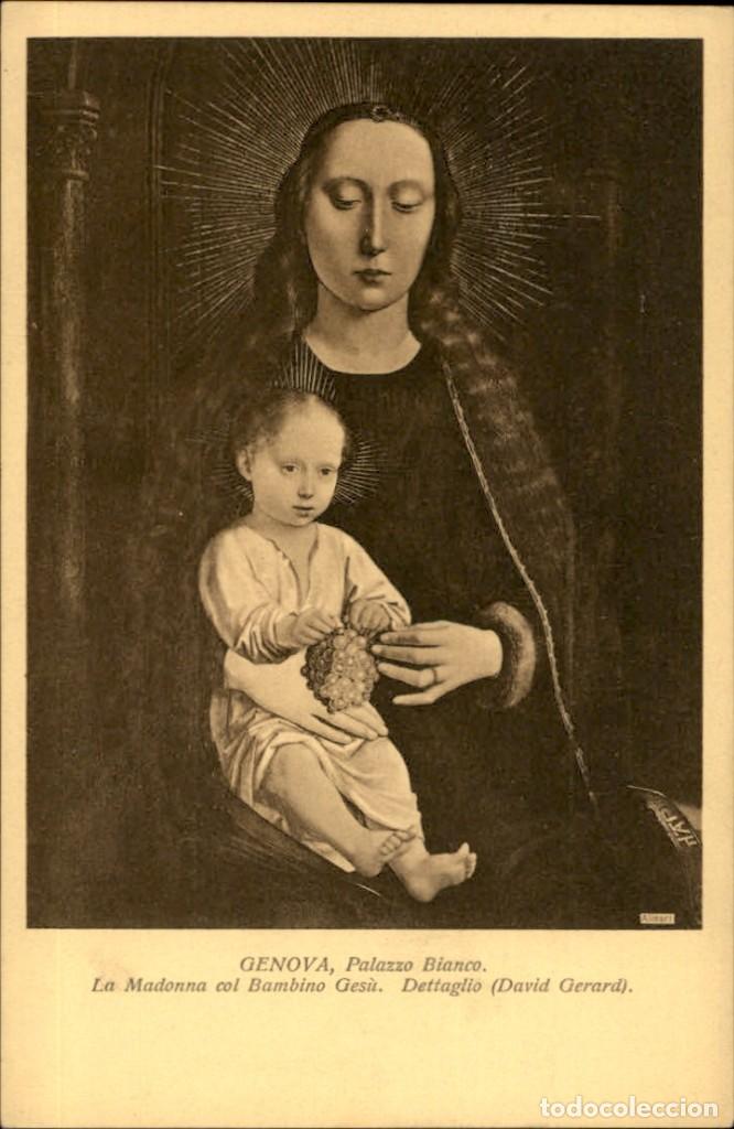 Postales: Antigua postal sin circular -  David Gerard - La Virgen del ni&ntilde;o Jesus - Genova
