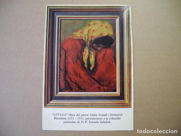 Postales: Gitana. Isidre Nonell. El Pedregal. Circulada 1971 - Foto 1