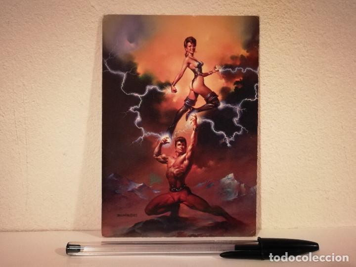 Postais: POSTAL ORIGINAL -10*15- STORM - COLE - BORIS VALLEJO - ED. GALLERY CARD - HEAVY METAL - A&Ntilde;O 1987