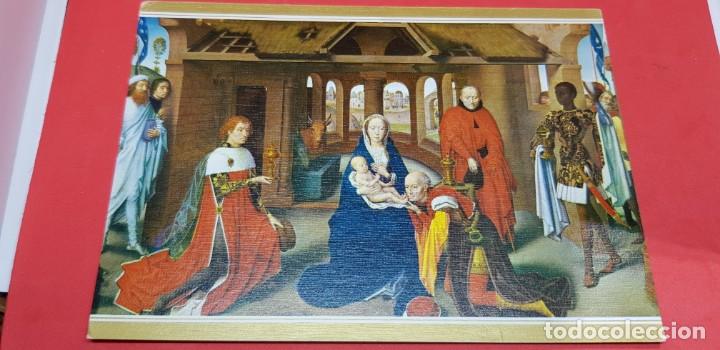 Postales: MEMLING (1433-1494) ADORACION DE LOS MAGOS. MUSEO DEL PRADO 1557 A&Ntilde;OS 70