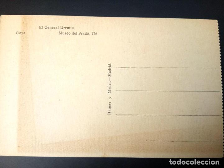 Postales: CUADRO DE GOYA, GENERAL URRUTIA - Foto 2