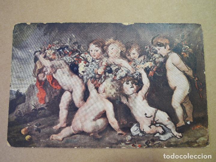 Postcards: Rubens der fr&uuml;chtekranz. Escrita 1922 Destinada al Chateau de Campoussy.