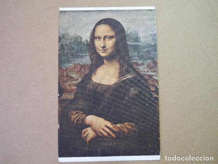 Postales: Mona lisa. Leonardo da Vinci. Escrita. - Foto 1