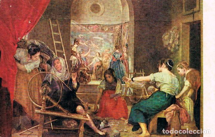 Postales: VELAZQUEZ - LAS HILANDERAS, circulada, ver el dorso - Foto 1