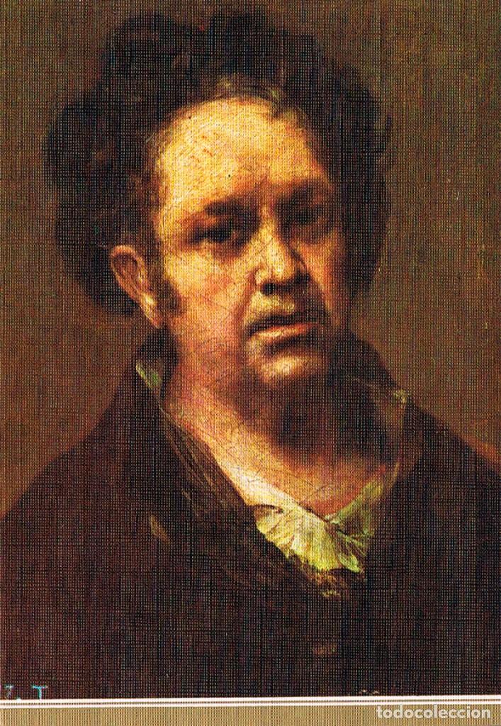 Postales: Goya, Autorretrato, sin usar - Foto 1