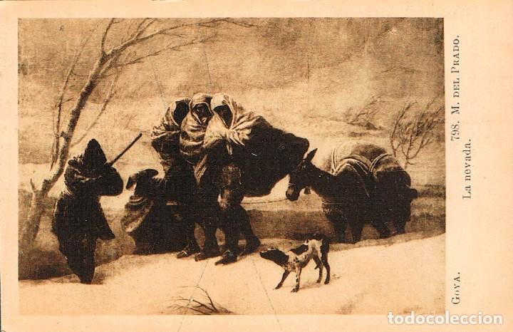 Postales: Goya, la nevada, sin usar - Foto 1