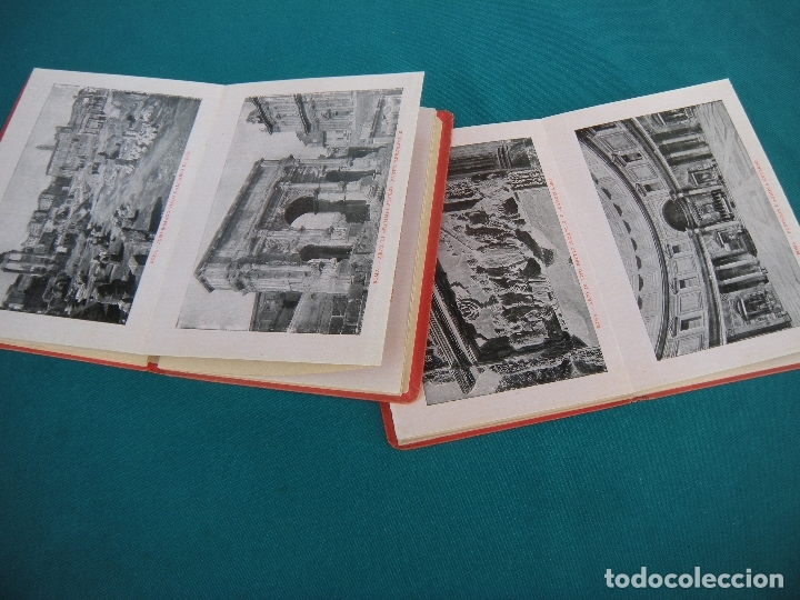 Postales: LIBRO DE POSTALES RICORDO DI ROMA 2 TOMOS - Foto 2
