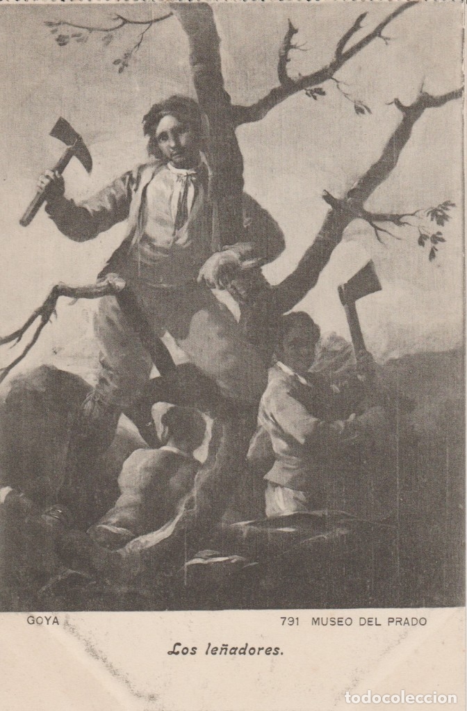 Postales: (791) POSTAL ARTE ... GOYA. LOS LE&Ntilde;ADORES - Foto 1